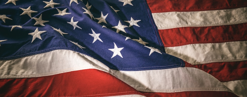 Veteran-owned plumber serving Cullman County and surrounding areas American flag background representing veteran-owned Shedd's Plumbing LLC in Cullman County, AL
