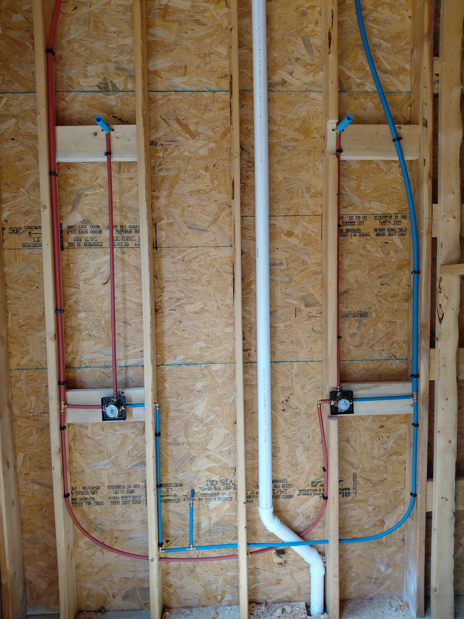 Plumbing rough-in and pipe layout for new construction in Cullman County, AL Plumbing rough-in and pipe layout for new construction in Cullman County, AL