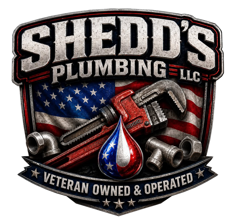 Shedd's Plumbing LLC — Plumber Cullman County, AL Shedd's Plumbing LLC logo — veteran owned plumber Cullman County, AL