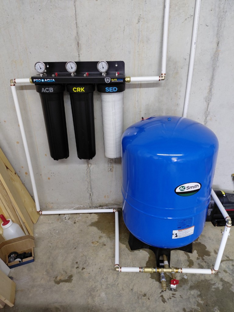 Plumber Logan, AL — Shedd's Plumbing LLC whole house water filtration install Whole house water filtration and pressure tank plumbing installation by Shedd's Plumbing LLC in Logan, AL